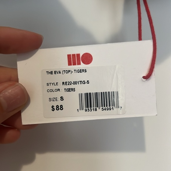 NWT Solid and Striped Eva Bikini Top - Picture 4 of 4